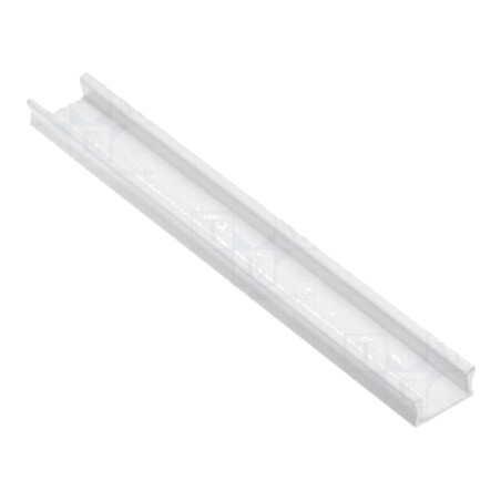 Profi pt.module LED; albă; 1m; GLAX MINI; aluminiu; de suprafaţă