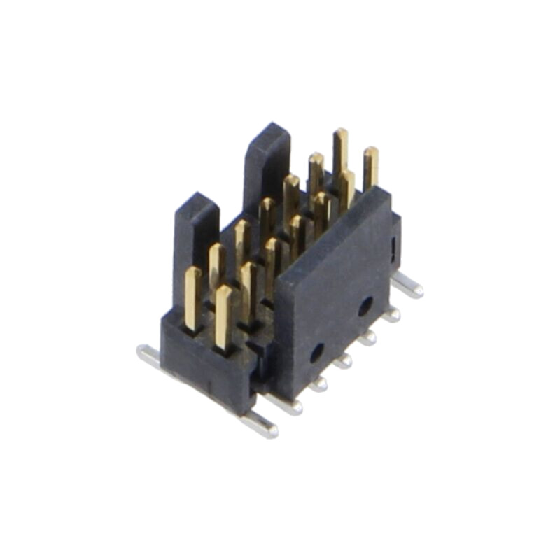 Conector: şiruri pini; tată; PIN: 14; 1,27mm; gold flash; SMT; soclu