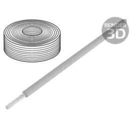 Cablu; LifY-Toy; litat; Cu; 0,04mm2; PVC; gri; 60V; 10m; Clasa: 5