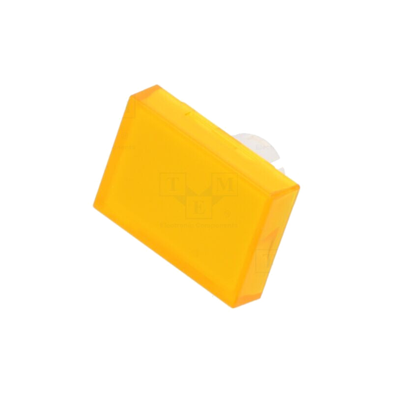 Lentilă pentru buton; 22mm; 61; transparentă,galbenă; plastic