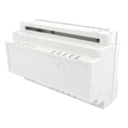 Carcasă: pentru şină DIN; Y: 88mm; X: 138mm; Z: 62mm; polistiren; gri