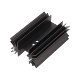 Radiator: extrudat; TO218,TO220,TO247; neagră; L: 25mm; W: 41,6mm