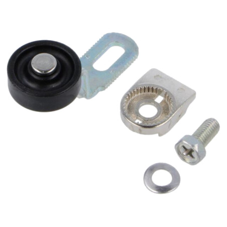 Cap de propulsie; rolă din material plastic Ø20mm
