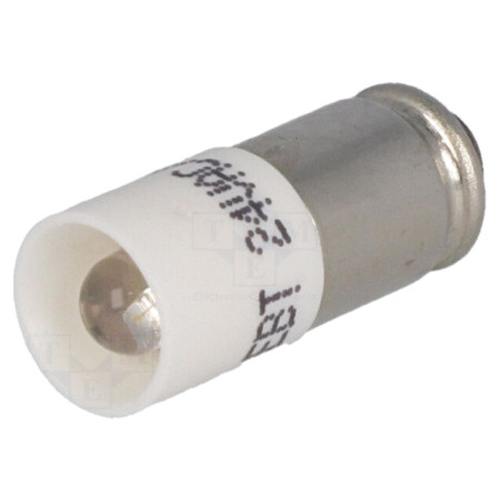 Lampă LED; albă; S5,7s; 24VDC; 24VAC; Nr.diode: 1