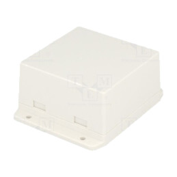 Carcasă: universală; X: 80,6mm; Y: 80mm; Z: 43,5mm; ABS; albe; UL94HB