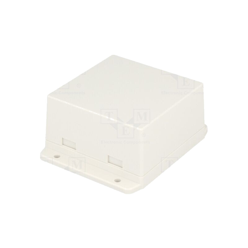 Carcasă: universală; X: 80,6mm; Y: 80mm; Z: 43,5mm; ABS; albe; UL94HB