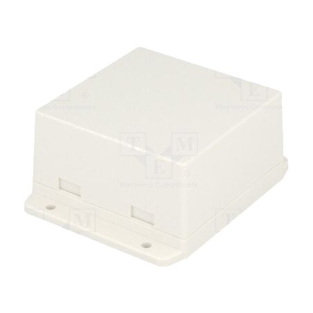 Carcasă: universală; X: 80,6mm; Y: 80mm; Z: 43,5mm; ABS; albe; UL94HB