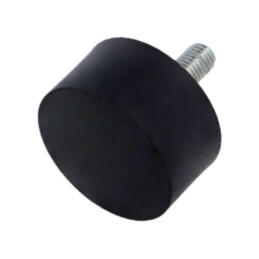 Picioruş vibro-absorbant; Material picioruş: gumă