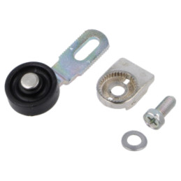 Cap de propulsie; rolă din material plastic Ø20mm