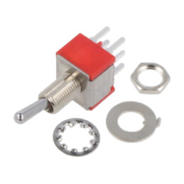 Comutator: basculant; Poz: 2; DPDT; ON-ON; 2A/250VAC; 5A/28VDC; 100