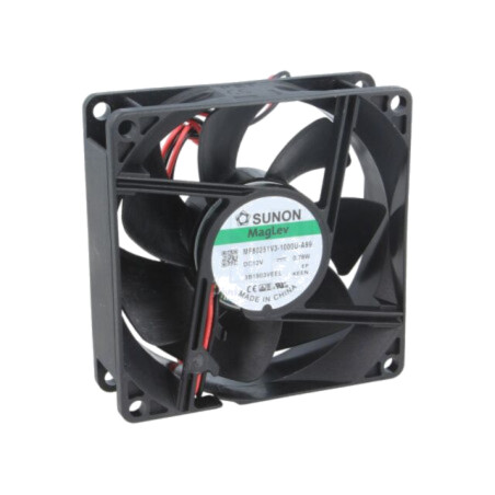Ventilator: DC; axial; 12VDC; 80x80x25mm; 56,06m3/h; 28dBA; Vapo
