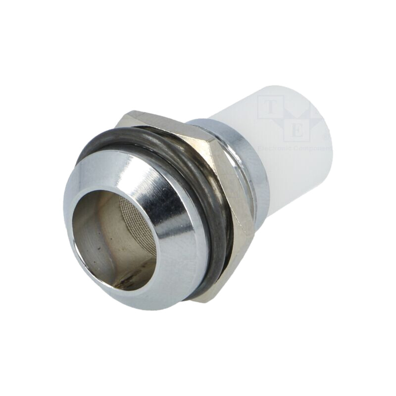 Montură pt.LED; 10mm; crom; convex