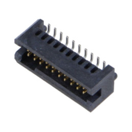Conector: PCB-PCB; tată; PIN: 20; 1,27mm; TFM; aurit; SMT; soclu; 3,7A