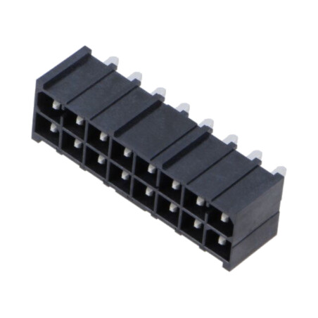 Conector: PCB-cablu/PCB; soclu; POWERMATE; tată; PIN: 16; drept