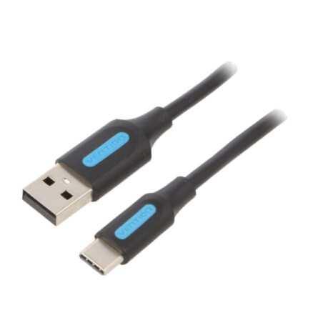 Cablu; USB 2.0; USB A mufă,USB C mufă; nichelat; 3m; 480Mbps; PVC