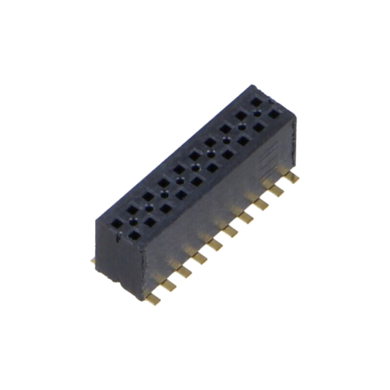 Conector: şiruri pini; tată; PIN: 20; 1,27mm; aurit; SMT; soclu