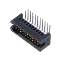Conector: PCB-PCB; tată; PIN: 20; 1,27mm; TFM; aurit; THT; soclu; 3,7A