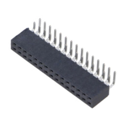 Conector: şiruri pini; mamă; PIN: 30; 2,54mm; aurit; THT; soclu