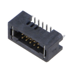 Conector: PCB-PCB; tată; PIN: 10; 1,27mm; TFM; aurit; SMT; soclu; 3,7A