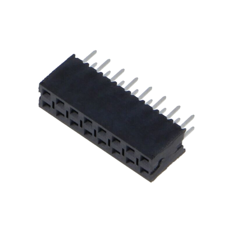 Conector: şiruri pini; soclu; tată; PIN: 16; drept; 2,54mm; THT; 2x8