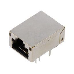 Conector: RJ45; soclu; PIN: 8; ecranat,cu diodă LED; THT