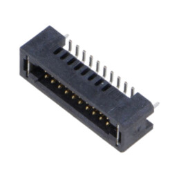 Conector: PCB-PCB; tată; PIN: 20; 1,27mm; TFM; aurit; SMT; soclu; 3,7A