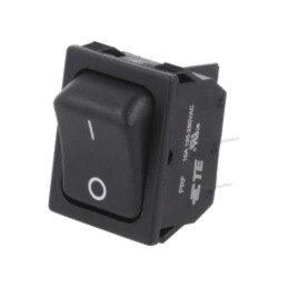 ROCKER; DPST; Poz: 2; ON-OFF; 10A/250VAC; neagră; fără; PR; -20÷85°C