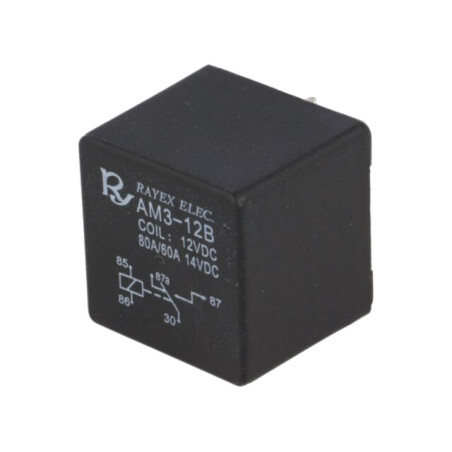 Releu: electromagnetic; SPDT; Ubobină: 12VDC; 80A; pt.autovehicule