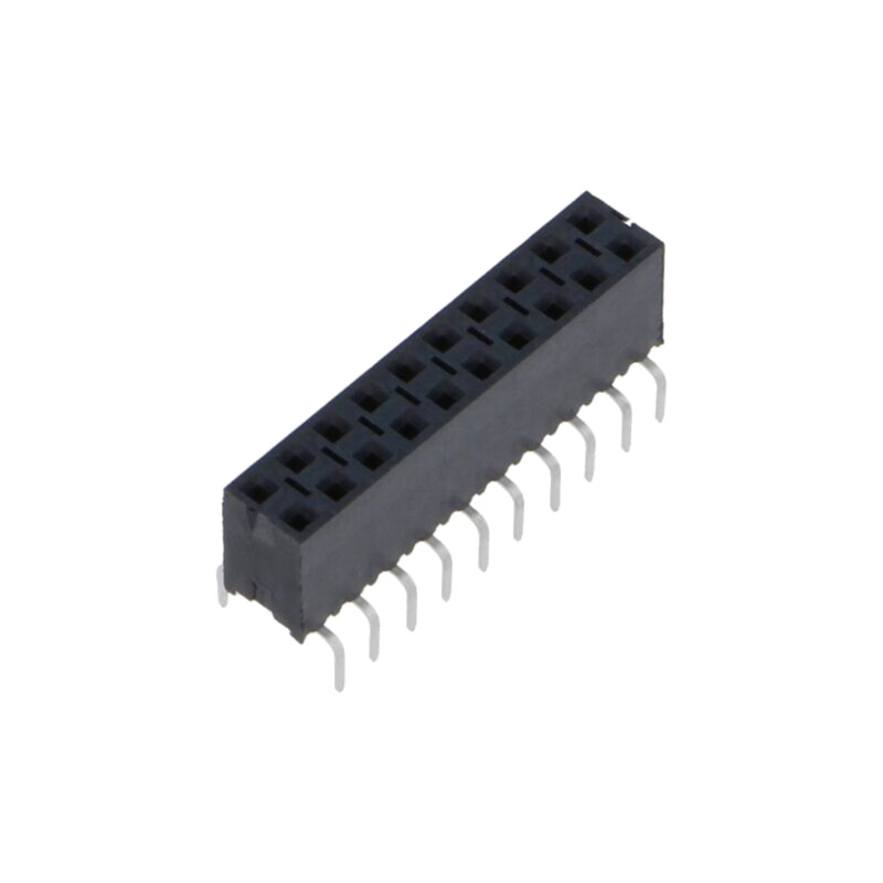 Conector: şiruri pini; soclu; tată; PIN: 20; de trecere; drept; THT