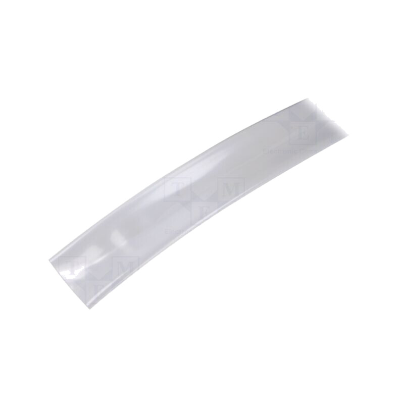 Manşon termocontractabil; fără adeziv; 2: 1; 25,4mm; transparentă