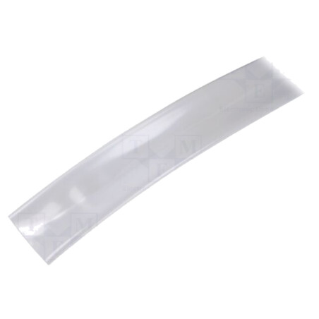 Manşon termocontractabil; fără adeziv; 2: 1; 25,4mm; transparentă