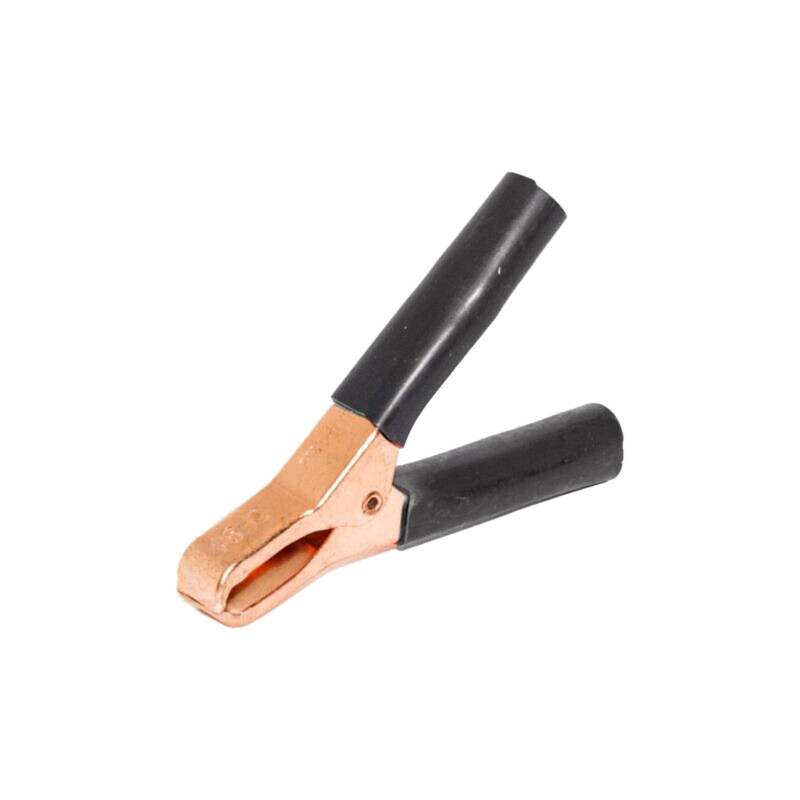 Bornă crocodil; 75A; Capacitate prindere: max.29mm; neagră