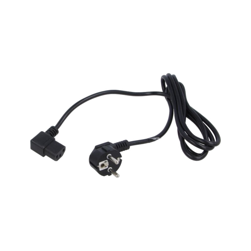 Cablu; 3x0,75mm2; PVC; 1,8m; negru; 10A; 250V