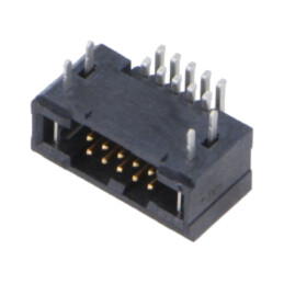 Conector: PCB-PCB; tată; PIN: 10; 1,27mm; TFM; aurit; SMT; soclu; 3,7A