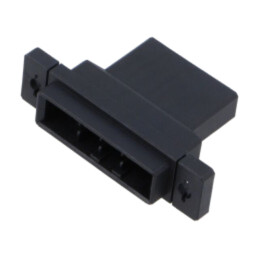 Conector: cablu-placă; soclu; tată; drept; PIN: 4; 6,35mm; neagră
