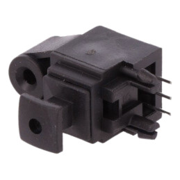 Conector: optici (Toslink); soclu,receptor fibră optică; THT