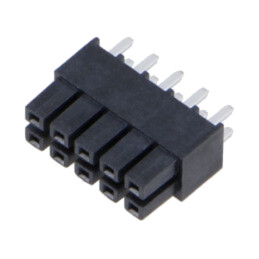 Conector: PCB-PCB; soclu; miniMATE; mamă; PIN: 10; drept; 2,54mm; THT