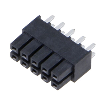 Conector: PCB-PCB; soclu; miniMATE; mamă; PIN: 10; drept; 2,54mm; THT