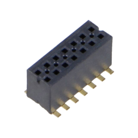 Conector: şiruri pini; tată; PIN: 14; 1,27mm; aurit; SMT; soclu