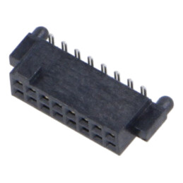 Conector: PCB-PCB; mamă; PIN: 16; 1,27mm; SFM; aurit; SMT; soclu; 3,7A