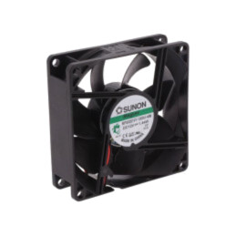 Ventilator: DC; axial; 12VDC; 80x80x25mm; 69,29m3/h; 33dBA; Vapo