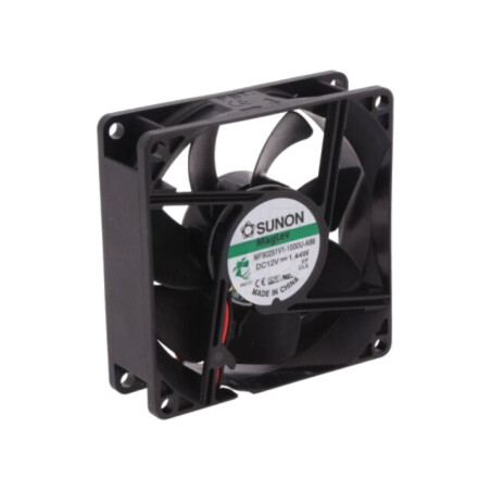 Ventilator: DC; axial; 12VDC; 80x80x25mm; 69,29m3/h; 33dBA; Vapo