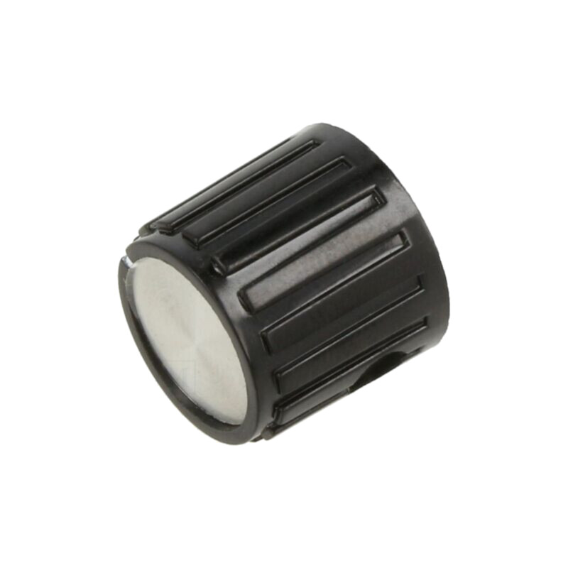 PKG; Accesorii: buton rotativ; Corp: neagră; Ø6,38mm; Ilum: fără