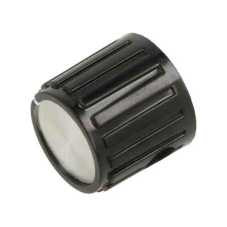 PKG; Accesorii: buton rotativ; Corp: neagră; Ø6,38mm; Ilum: fără