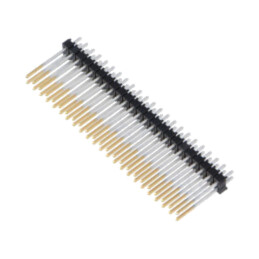 Conector: şiruri pini; şir pini; tată; PIN: 46; drept; 2,54mm; THT