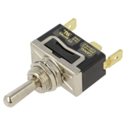Comutator: basculant; Poz: 3; SP3T; ON-OFF-ON; 10A/250VAC; T7; 1,5kV