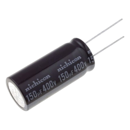 Condensator: electrolitic; THT; 150uF; 400VDC; Ø18x40mm; ±20%