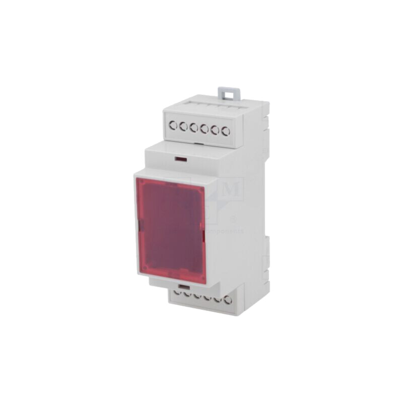 Carcasă: pentru şină DIN; Y: 90,2mm; X: 36,3mm; Z: 57,5mm; ABS; gri Carcasă: pentru şină DIN; Y: 90,2mm; X: 36,3mm; Z: 57,5mm; ABS; gri