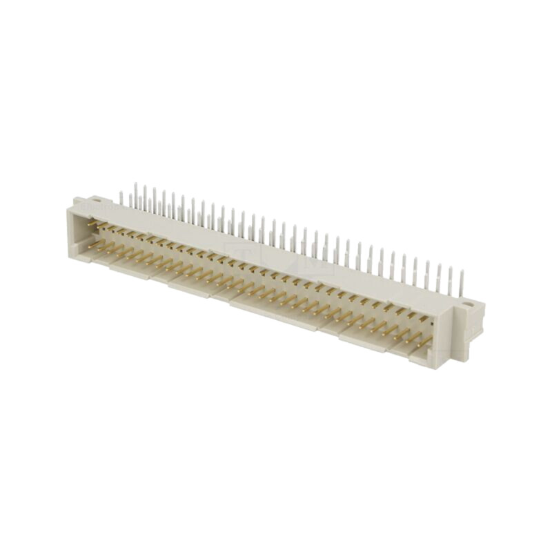 Conector: DIN 41612; soclu; tip C; tată; PIN: 64; a+c; THT; aurit; 3A
