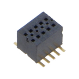 Conector: PCB-PCB; mamă; PIN: 10; 0,8mm; CLE; aurit; SMT; soclu; 2,7A